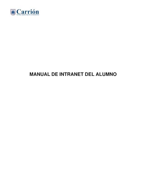 Intranet del Alumno .